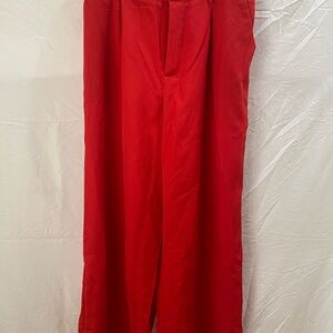 Vibrant Red Pants